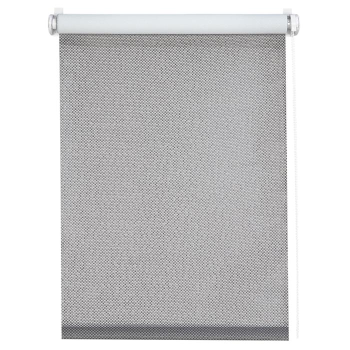 фото Рулонная штора блэкаут «сканди», 70х160 см, цвет серый decofest
