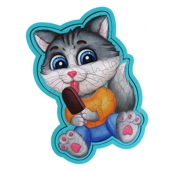 

Пазл фигурный «Котёнок»