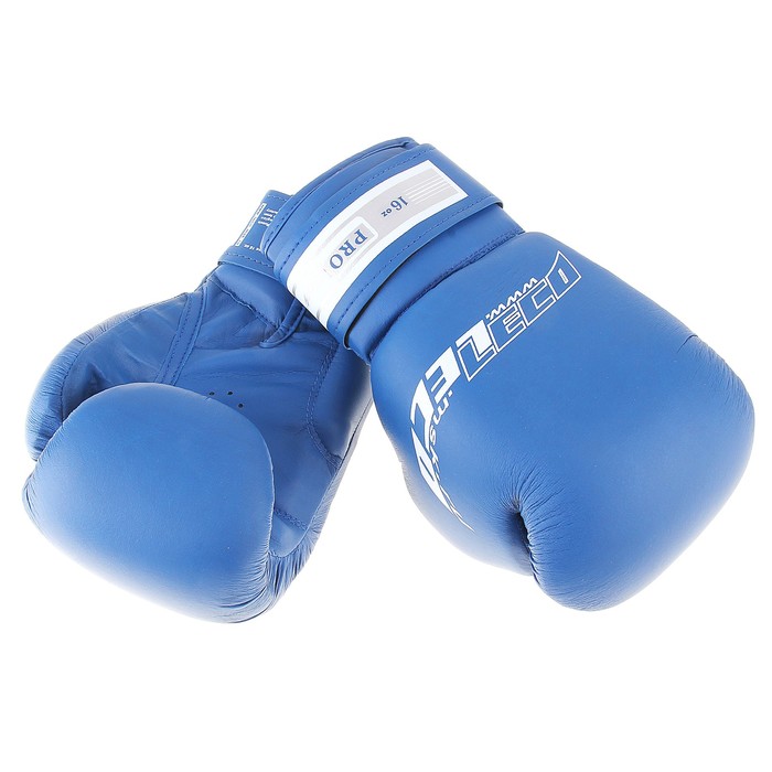 Перчатки боксерские, 16 унций, цвет синий