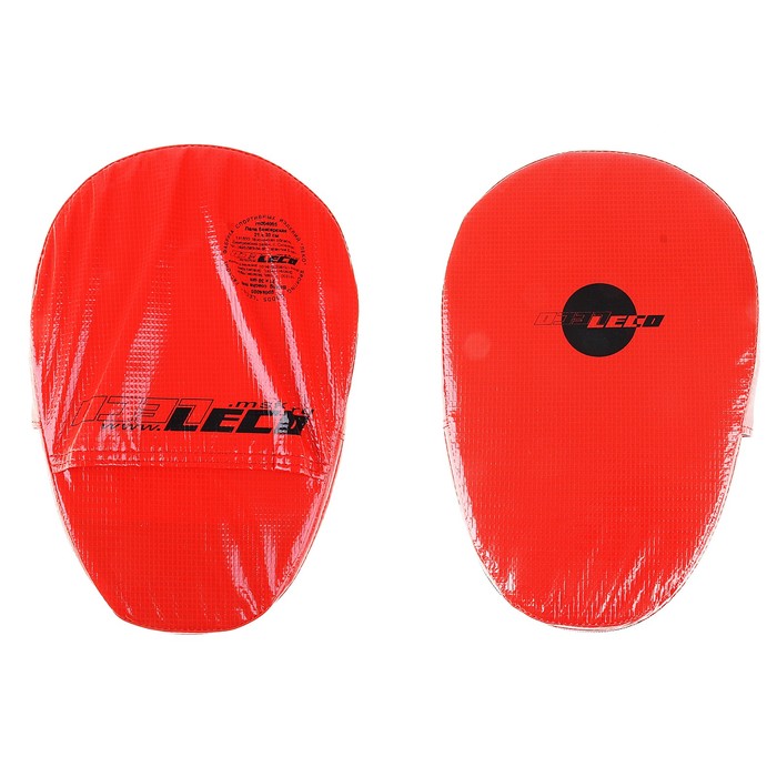 Лапа боксерская, размер 21 х 30 см, цвет красный