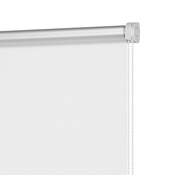 фото Рулонная штора блэкаут «плайн», 60х160 см, цвет белый decofest