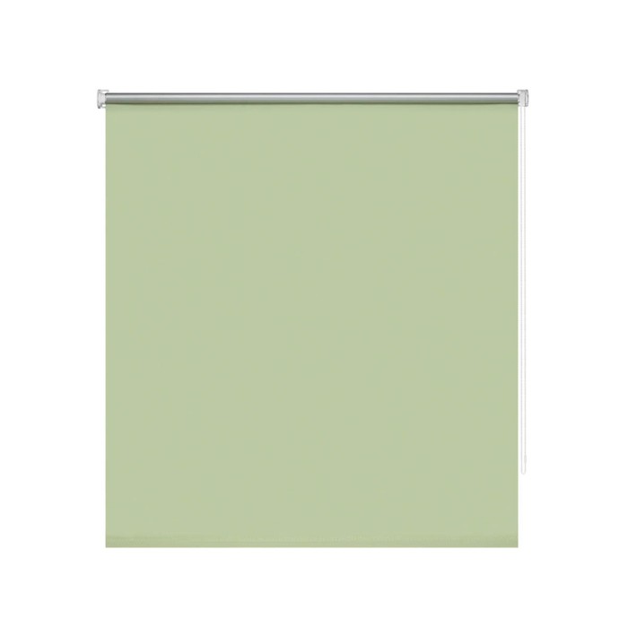Рулонная штора блэкаут Decofest «Плайн», 120х160 см, цвет весенний зеленый