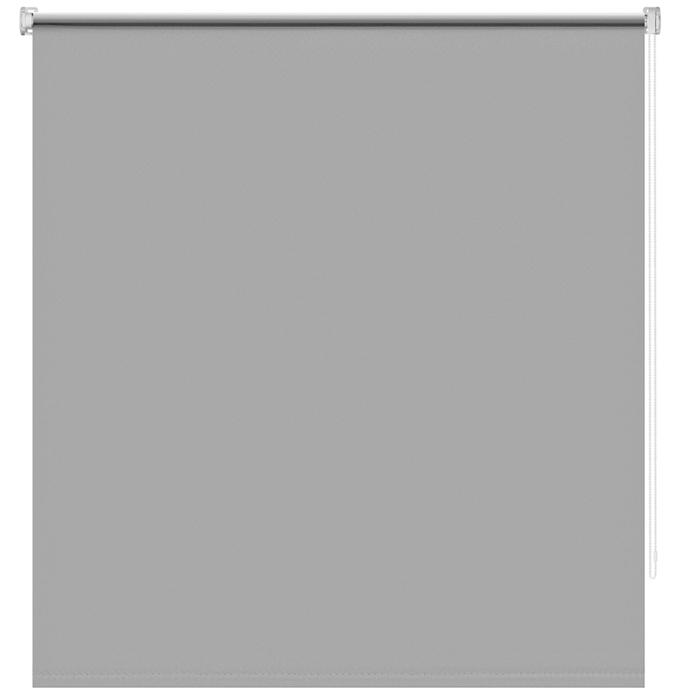 Рулонная штора блэкаут Decofest «Плайн», 40х160 см, цвет серый рулонная штора decofest плайн 40х160 см цвет белый
