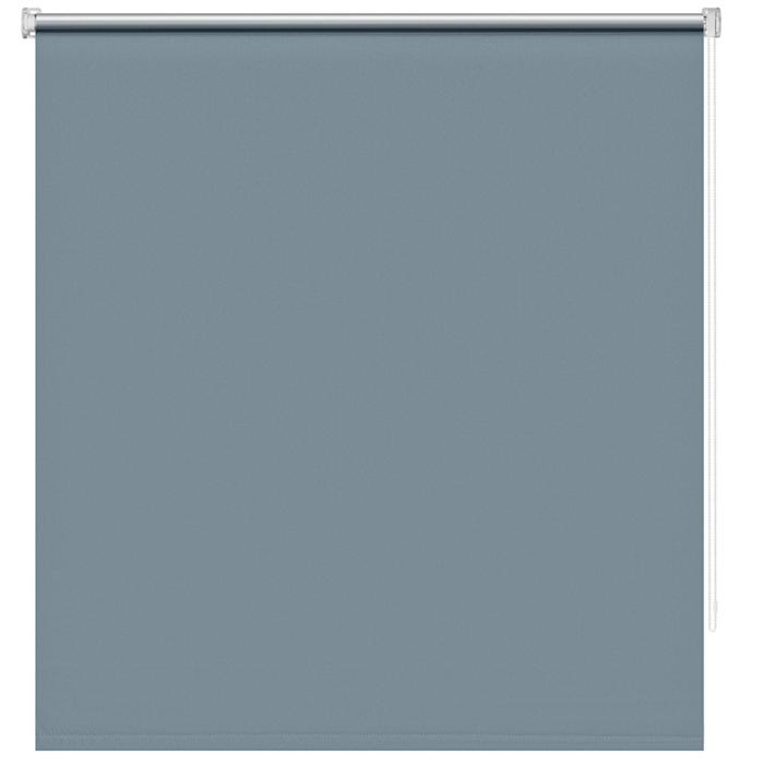 Рулонная штора блэкаут Decofest «Плайн», 40х160 см, цвет синяя сталь