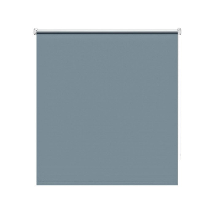 Рулонная штора блэкаут Decofest «Плайн», 140х175 см, цвет синяя