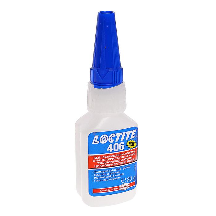 

Клей цианоакрилатный для эластомеров и резины LOCTITE 406, 20 г LOC-406-20