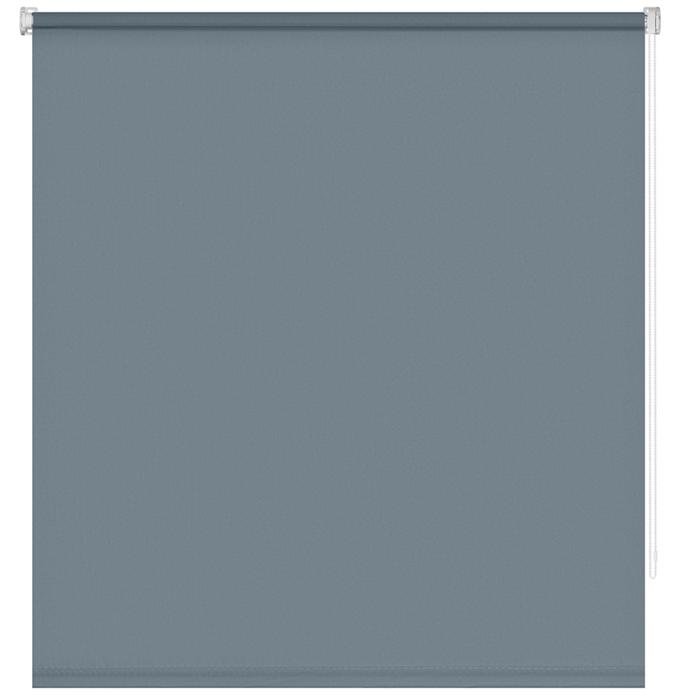 Рулонная штора Decofest «Плайн», 120х160 см, цвет синяя сталь