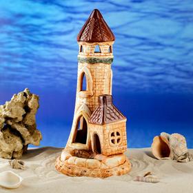 

Декорация для аквариума "Башня", коричневая, разноцветная, 32 см, микс