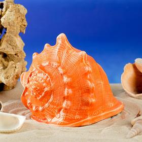 

Декорация для аквариума "Ракушка", оранжевая, 15х13х11 см