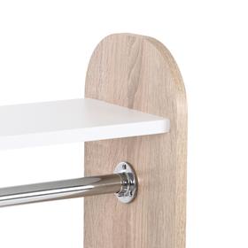 

Вешалка 650х420х840 дуб сонома/белый