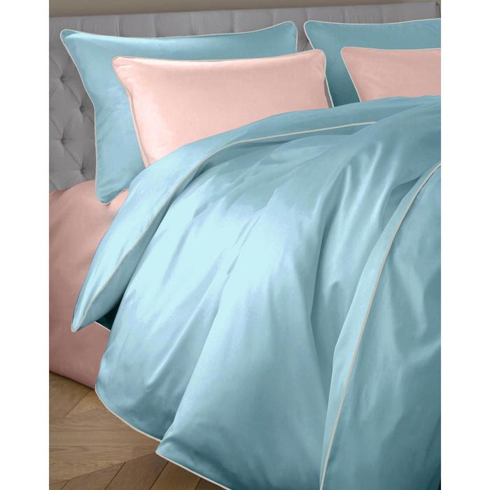 

Пододеяльник Satin Luxe, размер 175х210 см, цвет голубой