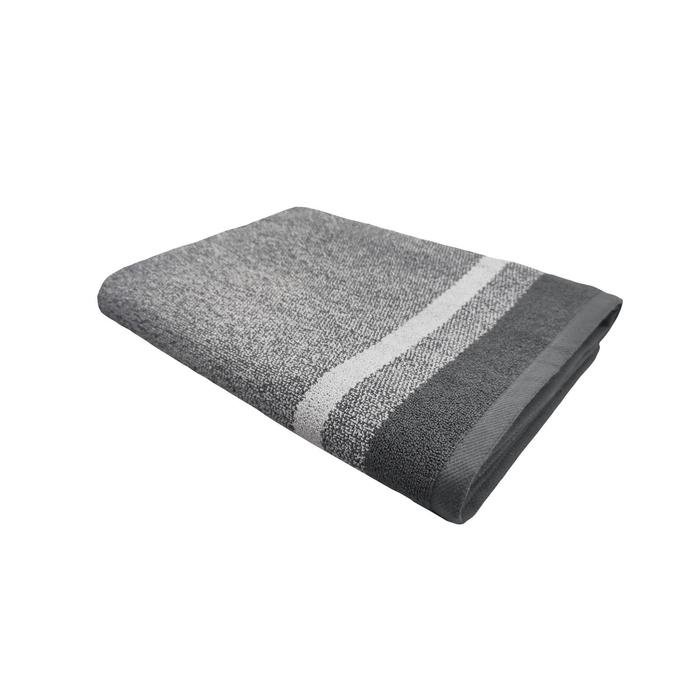Полотенце махровое Brilon, размер 50х90 см, цвет тёмно-серый махровое полотенце karna flow размер 50х90 см цвет тёмно серый