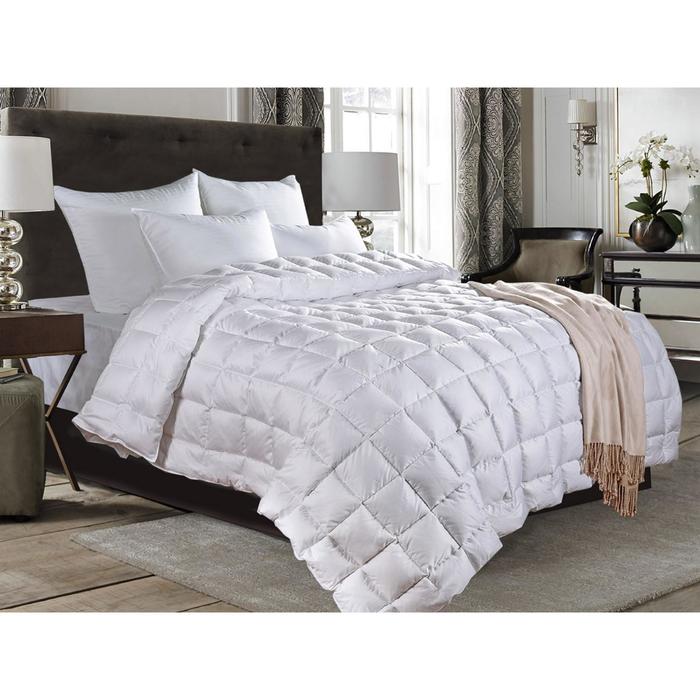 Пуховое одеяло Perla, размер 140х205 см, цвет белый пуховое одеяло manuela размер 140х205 см