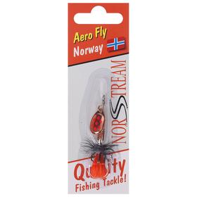 

Блесна вращающаяся Aero Fly №0 2,5 г, цвет copper red dots