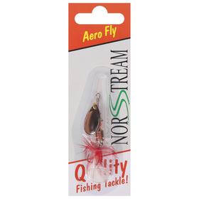 

Блесна вращающаяся Aero Fly №1, 3,5 г, цвет silver