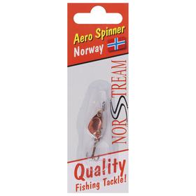 

Блесна вращающаяся Aero Spinner №00, 1,5 г, цвет copper