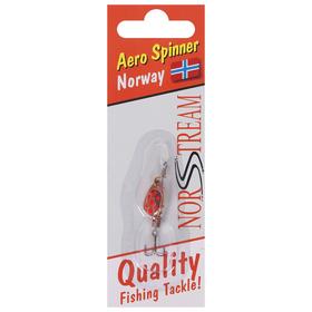 

Блесна вращающаяся Aero Spinner №00, 1,5 г, цвет copper red dots
