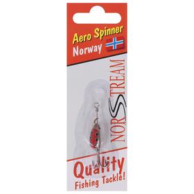 

Блесна вращающаяся Aero Spinner №0, 2,5 г, цвет silver tw