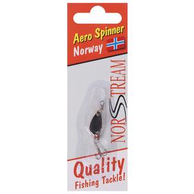 

Блесна вращающаяся Aero Spinner №00, 1,5 г, цвет black