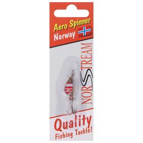 

Блесна вращающаяся Aero Spinner №00, 1,5 г, цвет red/white