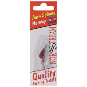

Блесна вращающаяся Aero Spinner №00, 1,5 г, цвет silver tw