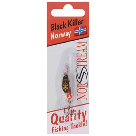

Блесна вращающаяся Black Killer № 0, 2,5 г, цвет black yellow dots