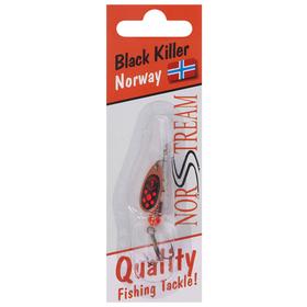 

Блесна вращающаяся Black Killer № 1, 3,5 г, цвет copper red dots