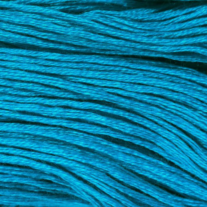 Нитки мулине, 10 ± 1 м, цвет бирюзово-синий №3011