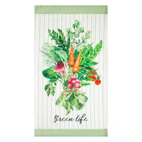 

Полотенце "Этель" Green life 40х73 см, 100% хл, саржа 190 гр/м2