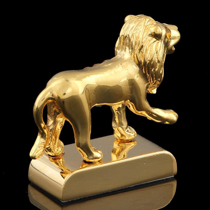 Сувенир знак зодиака «Лев», 5×2×5 см, с кристаллами Сваровски