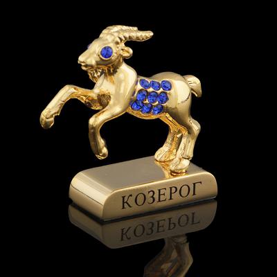 Сувенир знак зодиака «Козерог», 5×2×5 см, с кристаллами Сваровски - Фото 1