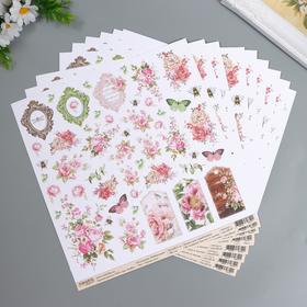 

Лист для вырезания Craft Paper "Чайная роза" 30,5х30,5 см, 190 гр/м2