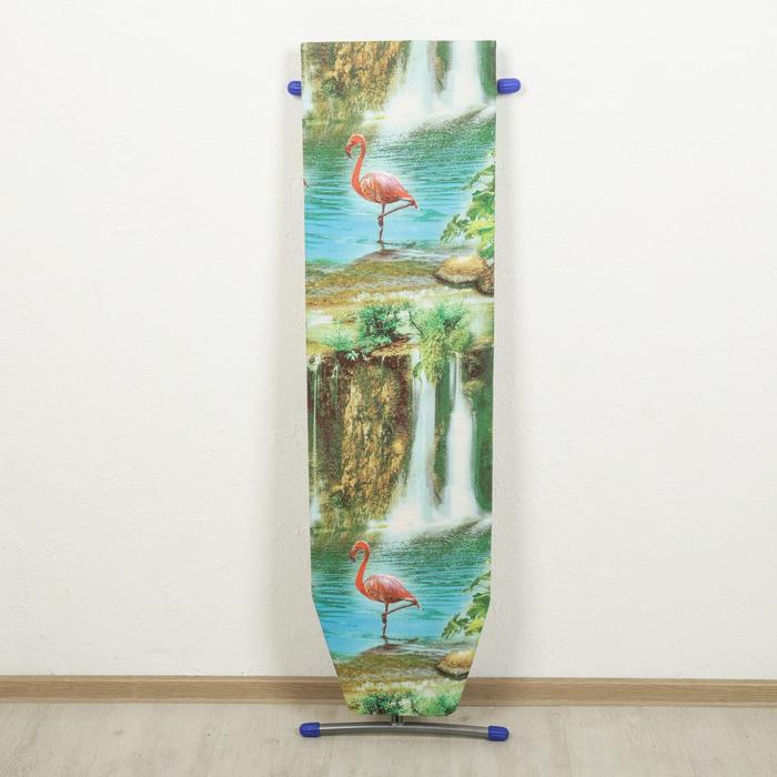 Доска гладильная Nika «Лина. Эконом», 106,5×29 см, два положения высоты 70,80 см, рисунок МИКС