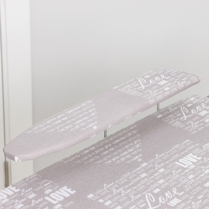 Доска гладильная Nika «Белль Классик 3», 112×34,5 см, два положения высоты 70, 80 см, европодставка МИКС