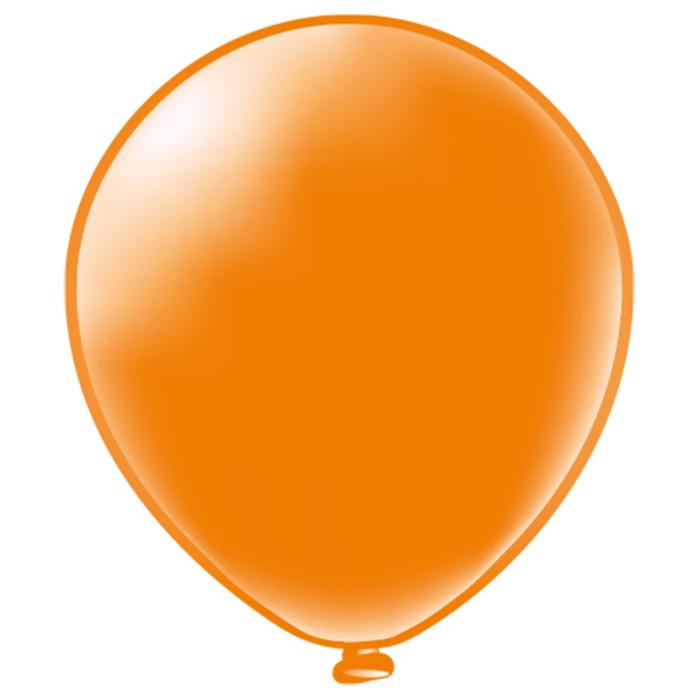 фото Шар латексный 12" пастель, цвет оранжевый , набор 50 шт. бикей