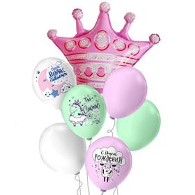 

Букет шаров «Новорождённые», Little Princess, набор 7 шт.