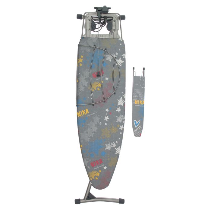 Доска гладильная "Ника 12" 122х40 см с тефлоновым чехлом, цвет МИКС