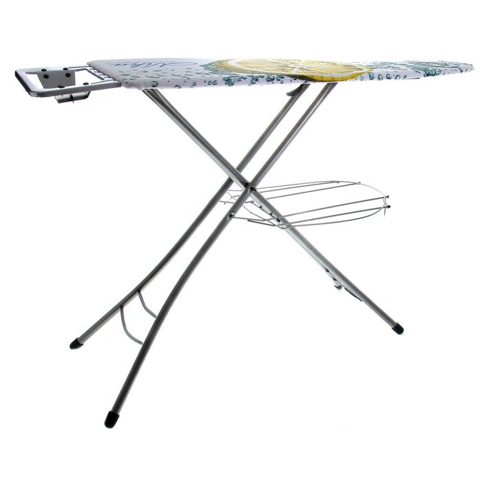 Доска гладильная "Стелла-Престиж 1" 122х38 см, регулируемая высота до 90 см, европодставка, цвет МИКС