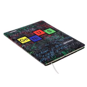 

Дневник универсальный для 1-11 классов Genius, твёрдая обложка, искусственная кожа с поролоном, объёмная аппликация, ляссе, тонированный блок, 48 лист