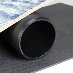 

Доска балансировочная балансборд с ковриком "SNOWBOARD" 74х32 см