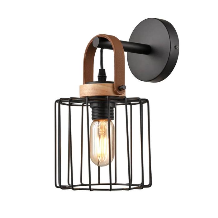 

Бра Ritmo, 1x60Вт E27, цвет чёрный