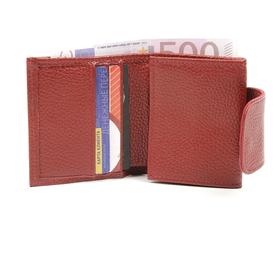 

Портмоне Пр906, клапан, 3 кармана, 1 отдел для мелочи, н/к красный флотер