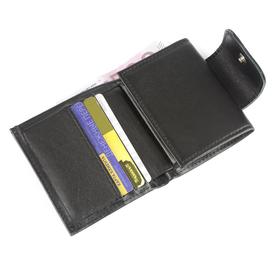 

Портмоне Пр906, клапан, 3 кармана, 1 отдел для мелочи, н/к черный галант