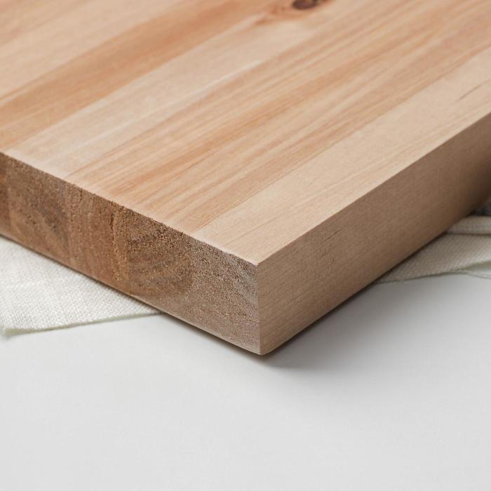 фото Доска разделочная доляна «классика», 30×20×3 см, берёза