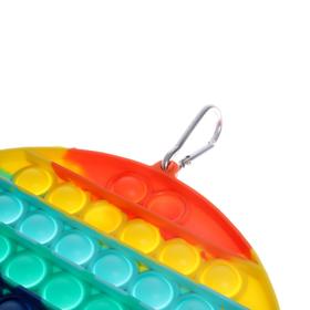 

Развивающая игра POP IT, круглая, большая, цвета микс