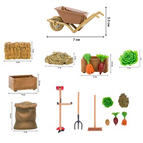 Набор фигурок: овцы, фермер, инвентарь, 17 предметов от Сима-ленд
