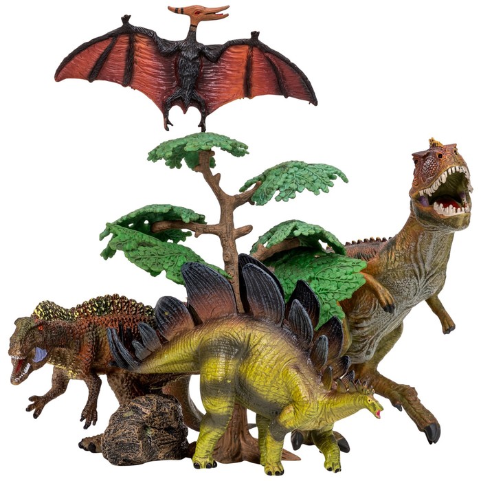 Набор фигурок «Мир динозавров», 6 фигурок набор магнитых фигурок