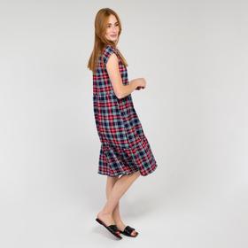 

Платье женское Шанталь tartan, цвет красный, размер 54