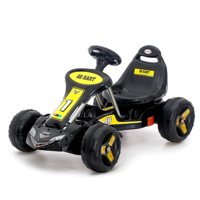 Веломобиль GO KART цвет чёрный 11990₽