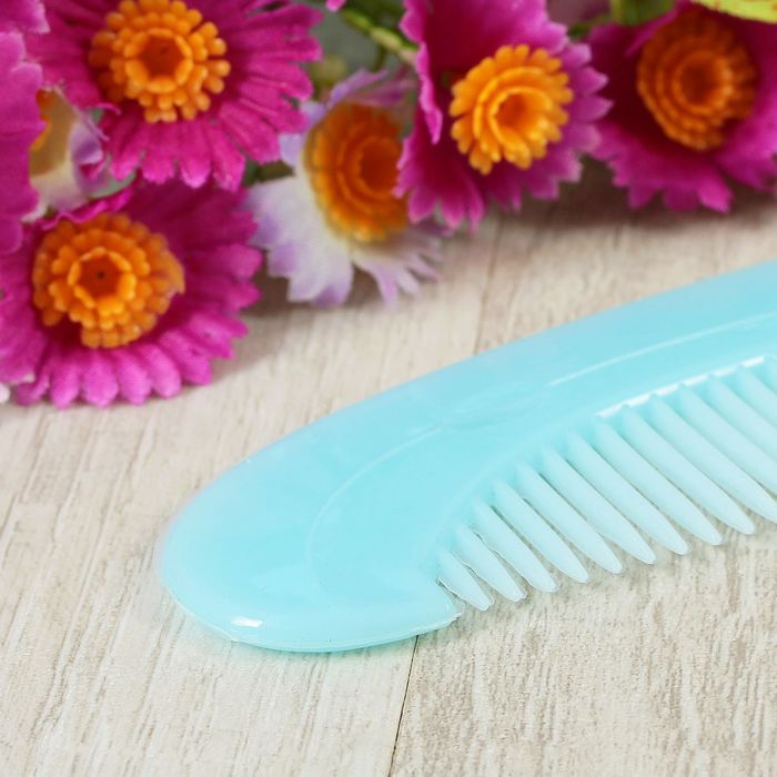 Расчёска комбинированная, двусторонняя, цвета МИКС